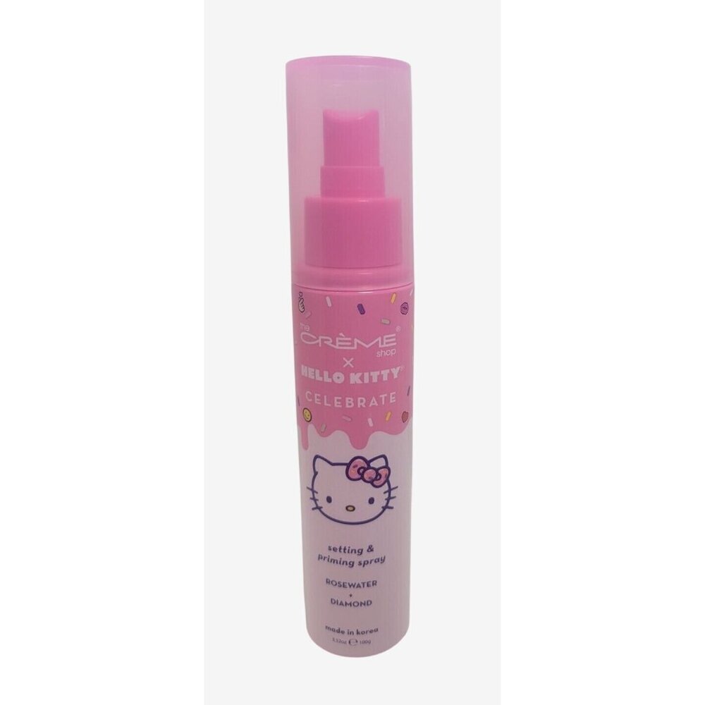 The Crème Shop Hello Kitty Setting Priming Spray Rosewater Diamond Korean Beauty - Picture 2 of 3